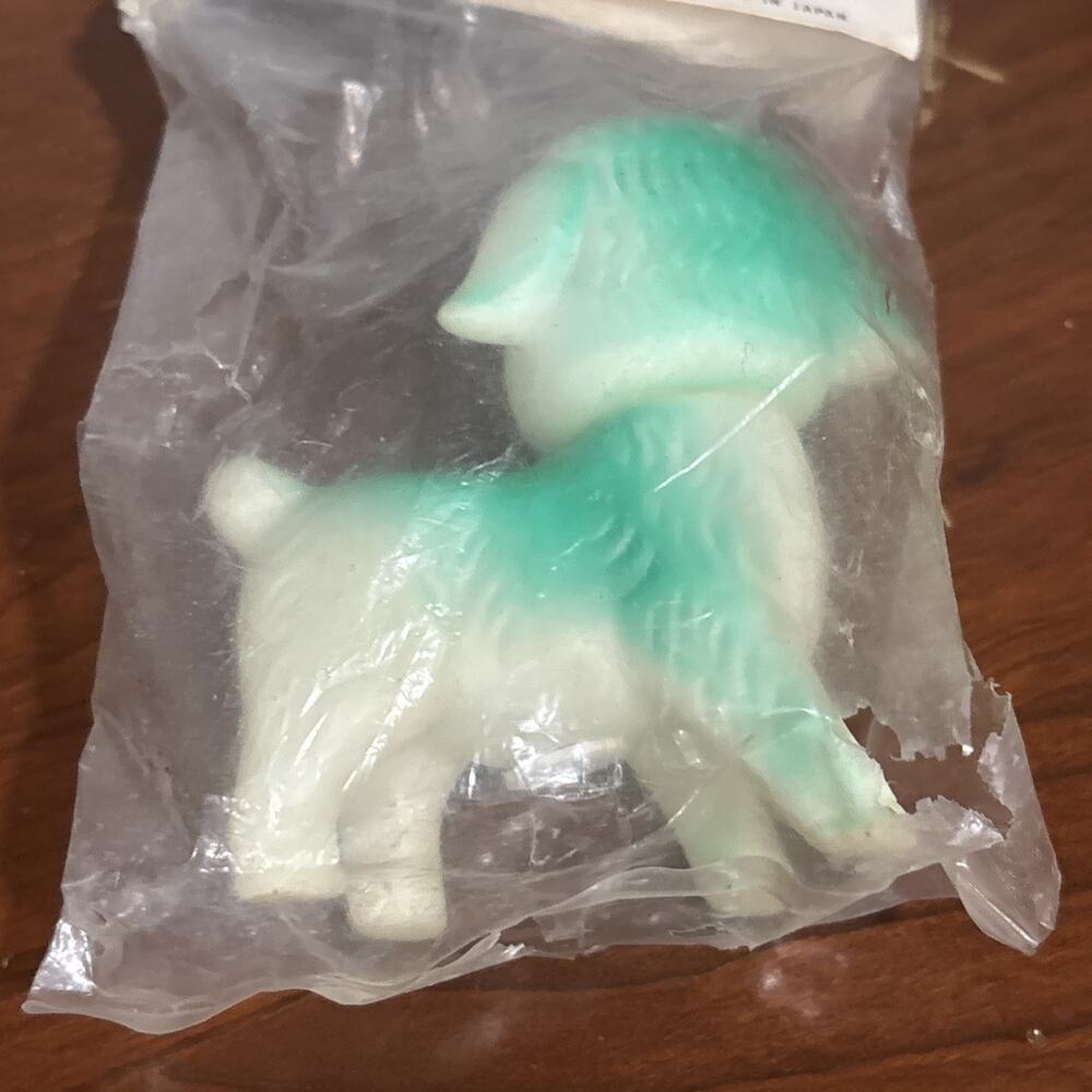 VTG 50s Protect O squeeze Me Lamb Squeaker Toy Japan NOS - Picture 4 of 6